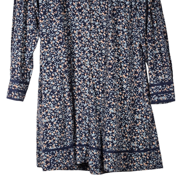 Mirth Montrose Short Dress Pockets in Blue Thistle XS Cotton Boho - Picture 4 of 11